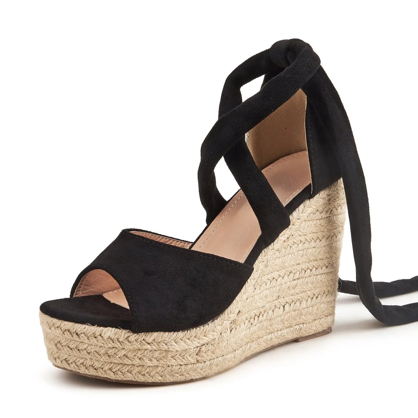 Women's Summer Foreign Hemp Bottom slope High Heels.