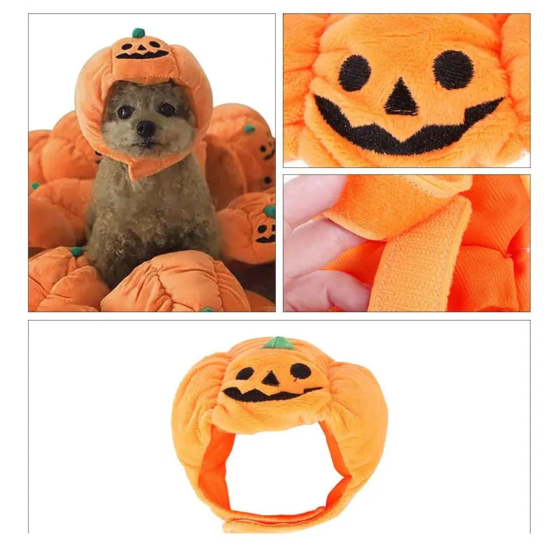 dog cat Pet Halloween Festival Dress Up red adjustable Hat Pet Accessories Caps For Dogs Santa Hats Pets pumpkin Cosplay hats.