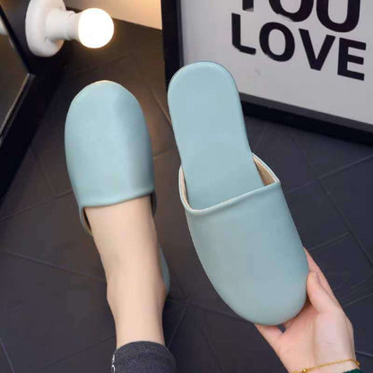 New Baotou non-slip soft bottom home skin slippers