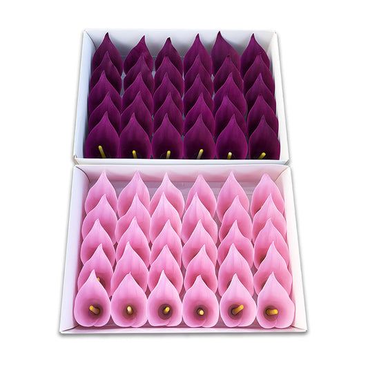 Valentine's Lily Soap Pads Thick Flower Petals Simulation Soap Gift Box Bouquet Make Decoration