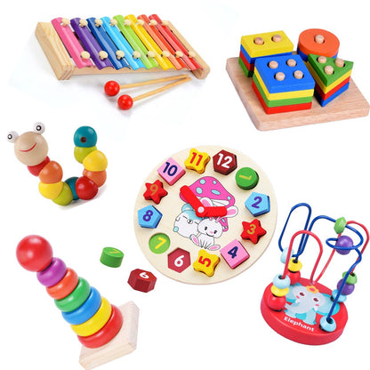 "Educational Ball Beaded Building Blocks for Babies - 6-12 Months - Ideal for 1-3 Year Old Boys and Girls"