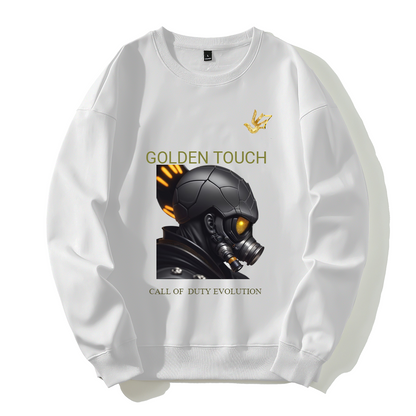 GOLDEN TOUCH CALL OF DUTY EVOLUTION Silver fox fleece thermal hoodie