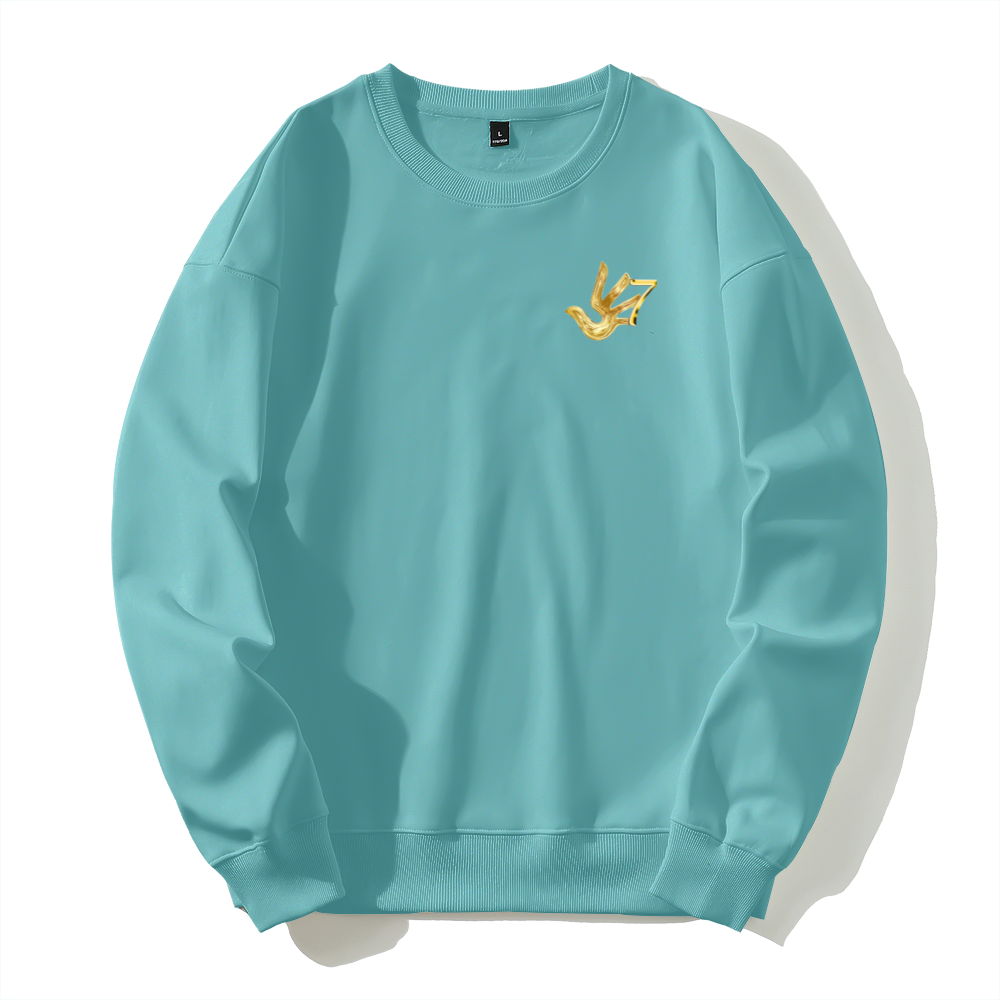 GOLDEN TOUCH WITH A GODLY FINESSE Silver fox fleece thermal hoodie