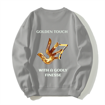 GOLDEN TOUCH KILLER BEE LIMITED EDITION 1 OUT OF 5 Silver fox fleece thermal hoodie