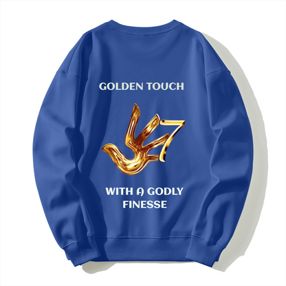 GOLDEN TOUCH KILLER BEE LIMITED EDITION 1 OUT OF 5 Silver fox fleece thermal hoodie
