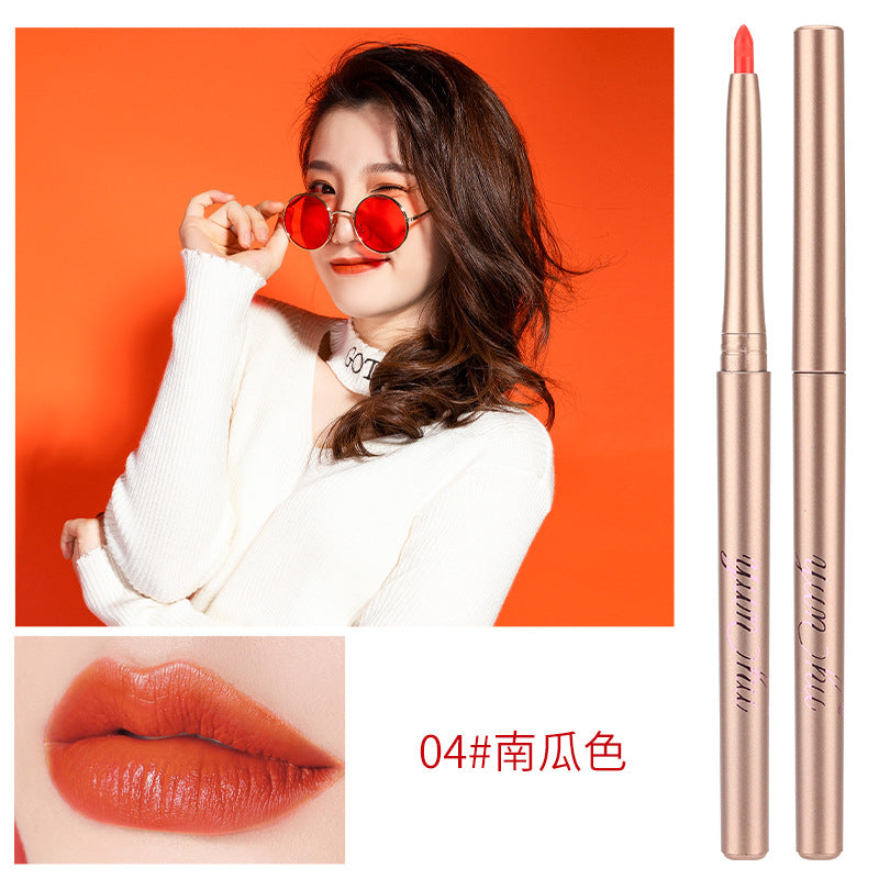 Factory direct rotation automatic lip lines Lip pencils waterproof nude makeup keep long-lasting non-decolorization mouth red pen genuine.