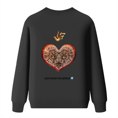 Anime girl love runs the world  Loose fashion sweater