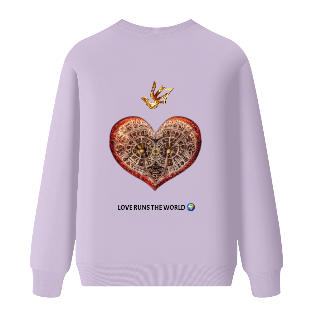 Anime girl love runs the world  Loose fashion sweater