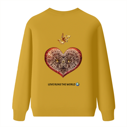 Anime girl love runs the world  Loose fashion sweater