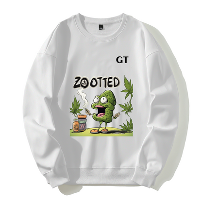 ZOOTED 1 EDITION Silver fox fleece thermal hoodie