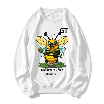 Dropped Shoulder Trend Crew Neck Hoodie(2)