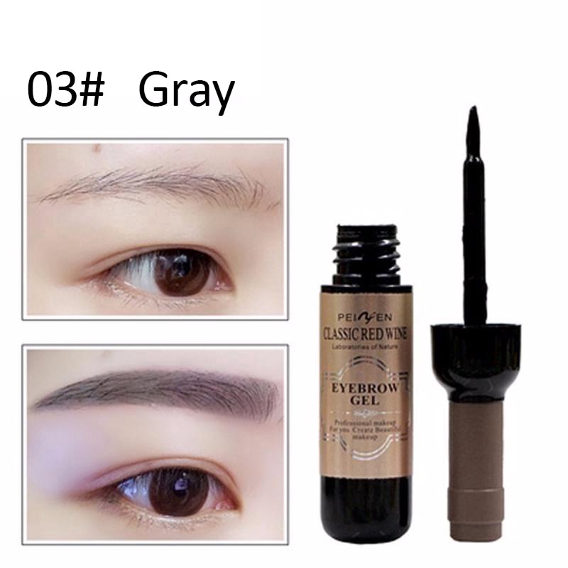 Beyprern 3 Colors Liquid Eyebrow Gel Lasting Tint Shade Make Up Eyebrow Dye Gel Waterproof Makeup Shadow For Eye Brow Paint Cosmetic.