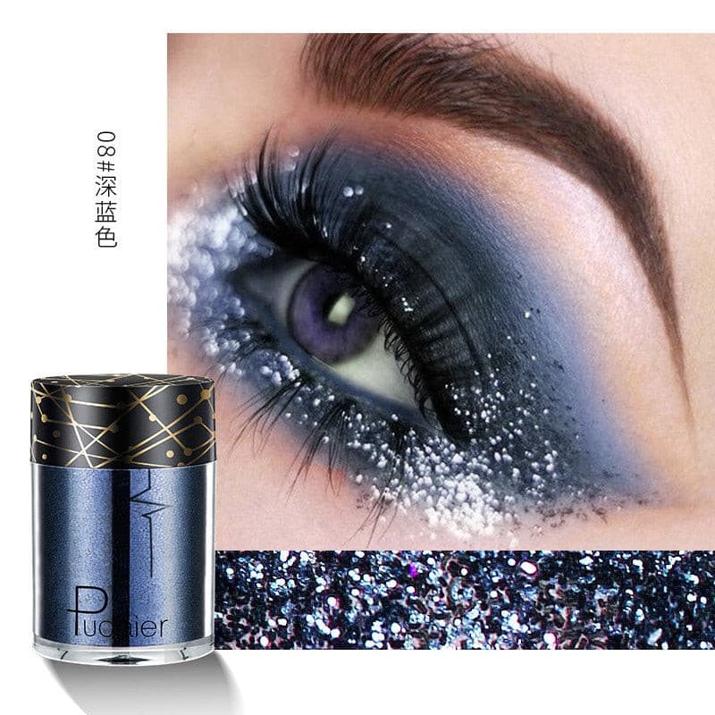 Beyprern 36 Colors Glitter Eyeshadow Waterproof Metallic Diamond Eyeshadow Palette Prismatic Powder Pigment Eye Makeup Cosmetic TSLM2.