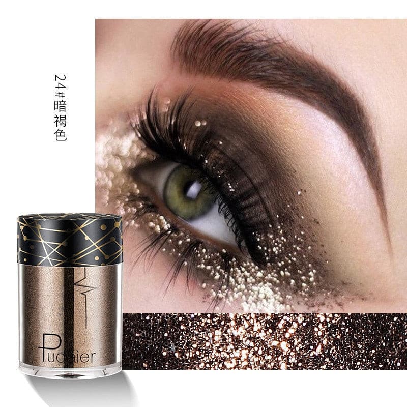 Beyprern 36 Colors Glitter Eyeshadow Waterproof Metallic Diamond Eyeshadow Palette Prismatic Powder Pigment Eye Makeup Cosmetic TSLM2.