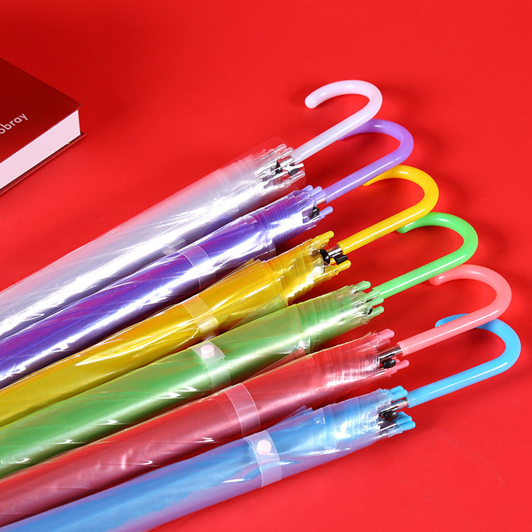 Optimize product title: Wholesale Manufacturer of Long-handle Transparent Umbrellas