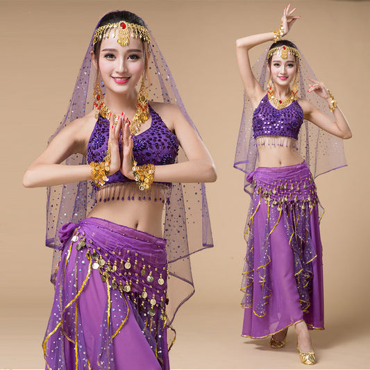 New belly dance costume costumes Indian dance costume adult belly dance suit show service practice clothes