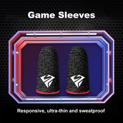 10pcs Mobile Game Fingertip Gloves For mobile Gamer Sweatproof Anti-slip Touch Screen Finger Sleeve Breathable Gaming Finger Cover