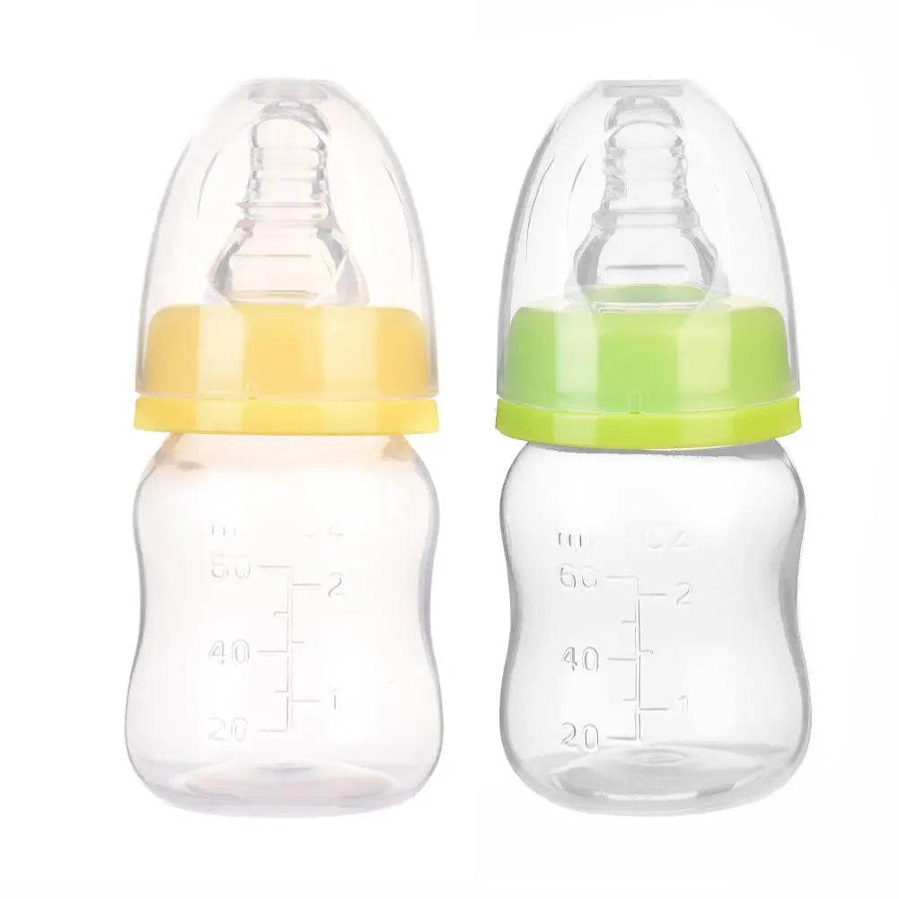 "Baby Newborn Mini Portable Feeding Nursing Bottle - 60ML, BPA Free, Safe