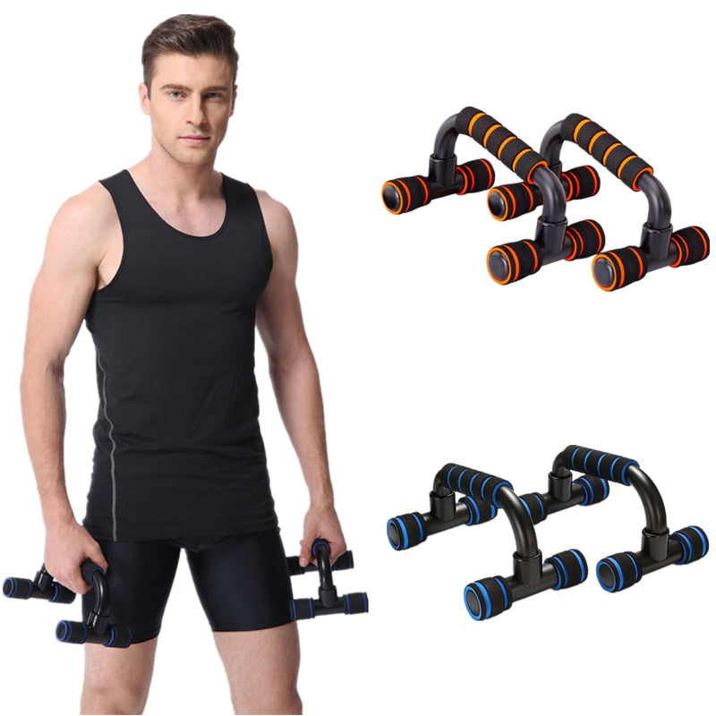 Non-slip Push Up Stand Home Fitness Power Rack Gym Handles Pushup Bars Exercise Arm Chest Muscle Training Bodybuilding Equipment.
