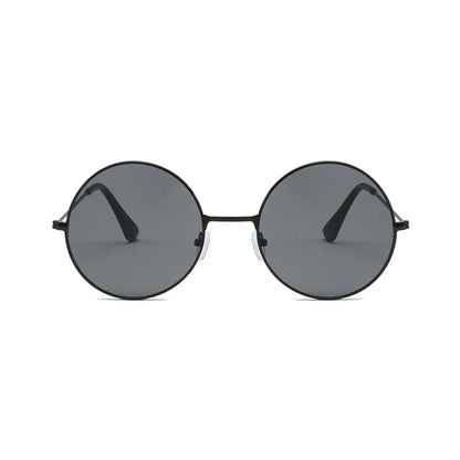 Vintage Small Round Sunglasses Women Brand Designer Sunglasses Female Alloy Colorful Mirror Retro Black Circle Oculos De Sol