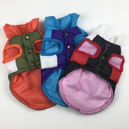 Pet Clothes Thicken Pet Coats Waterproof Dog Cat Vest Jacket