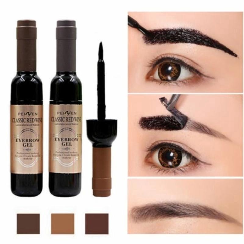 Beyprern 3 Colors Liquid Eyebrow Gel Lasting Tint Shade Make Up Eyebrow Dye Gel Waterproof Makeup Shadow For Eye Brow Paint Cosmetic.