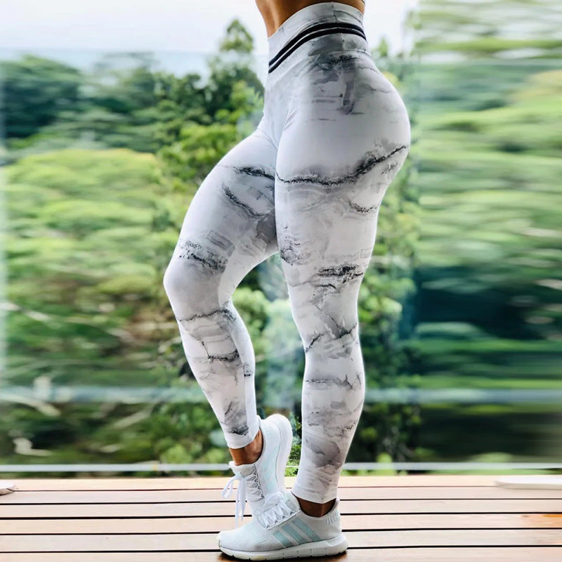 European and American wish cross-border ebay popular woven digital printing women's yoga pants yoga pants women's pants leggings.