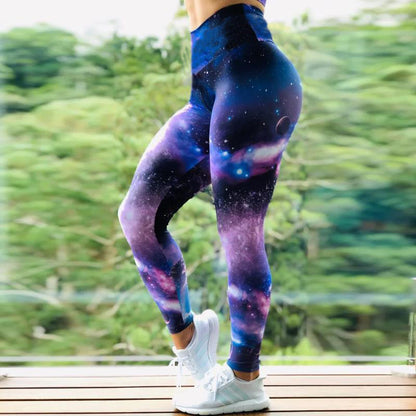 European and American wish cross-border ebay popular woven digital printing women's yoga pants yoga pants women's pants leggings.