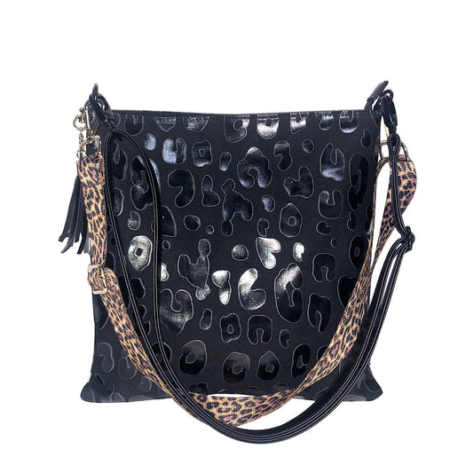 Elegant Crystal Shard Chain Shoulder Bag for Women