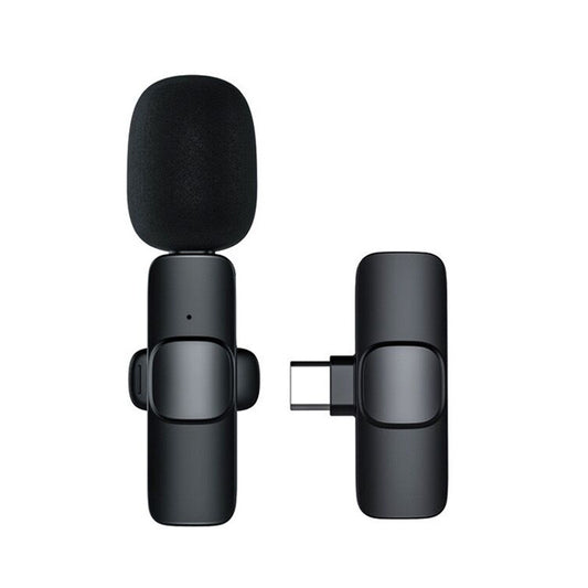 Wireless Microphone for Outdoor Live Broadcast and Recording with Radio Transmission - Dual Mic Setup