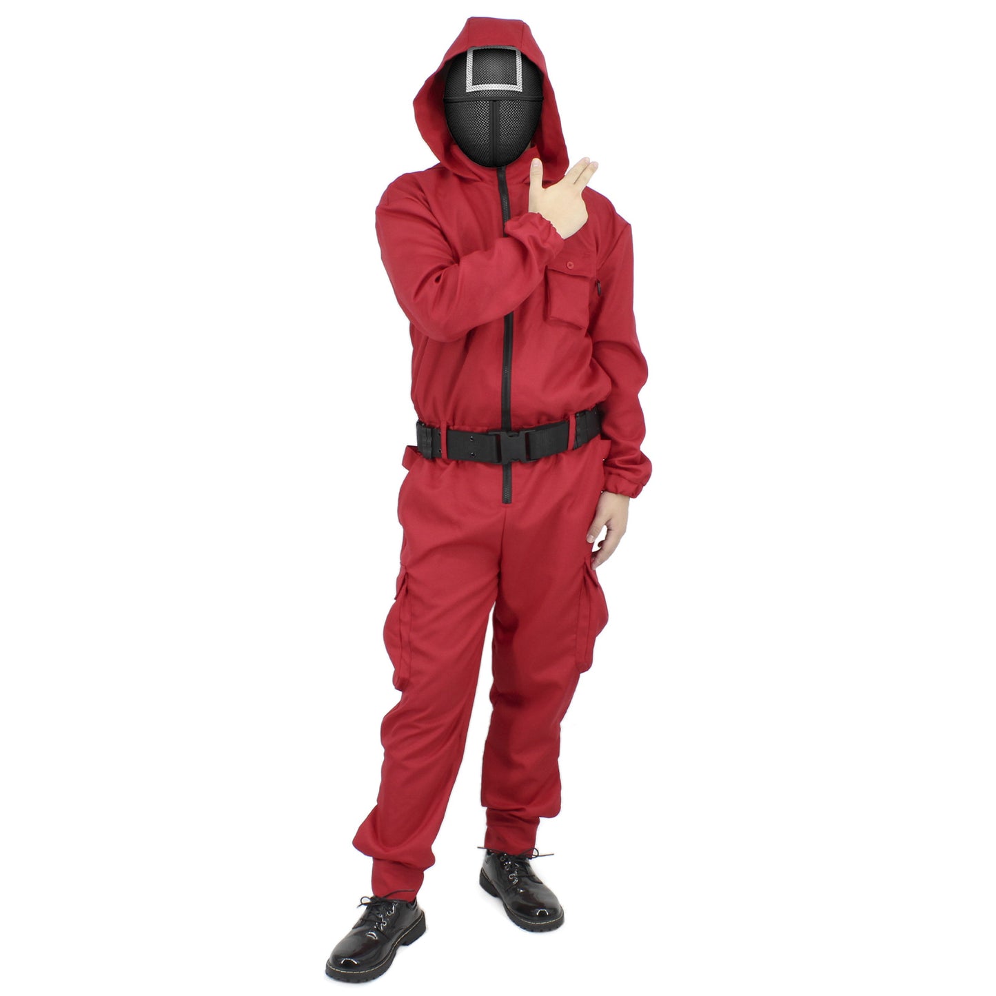 hazmat game costume clothing Halloween new red one-piece suit