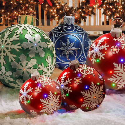 \Inflatable Balloons for Holidays and Parties - 60cm Christmas Decoration Balloons for Outdoor Use