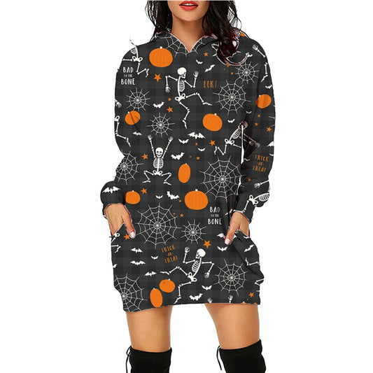 Halloween Long Sleeve ONE PIECE HOODIE