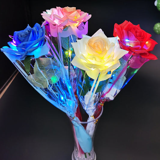 Valentine's Day LED Glow Roses - Unique Tanabata Gift for Valentine's Day