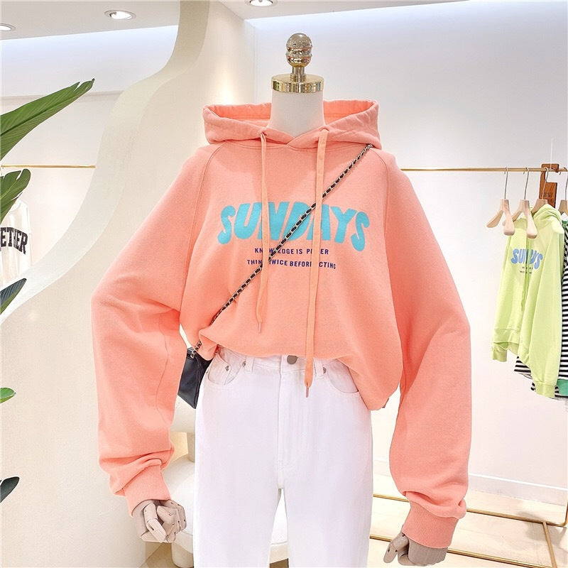 Women's Loose Hooded Sweater - Autumn/Winter