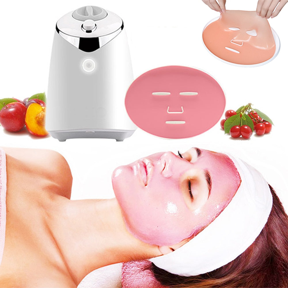 Automatic Facial Mask Maker Machine Beauty DIY Fruit Vegetable Facial Mask Collagen Tablets for Whitening Rejuvenation Skin Care.