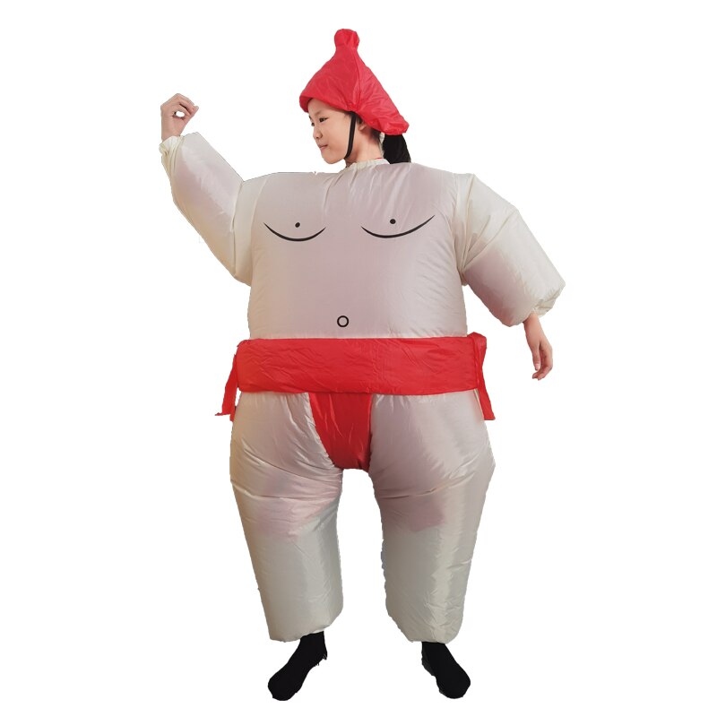 Adult Kids Sumo Fighter Inflatable Cosplay Costumes Wrestling Role Play Dress Up Carnival Party - GOLDEN TOUCH APPARELS WOMEN