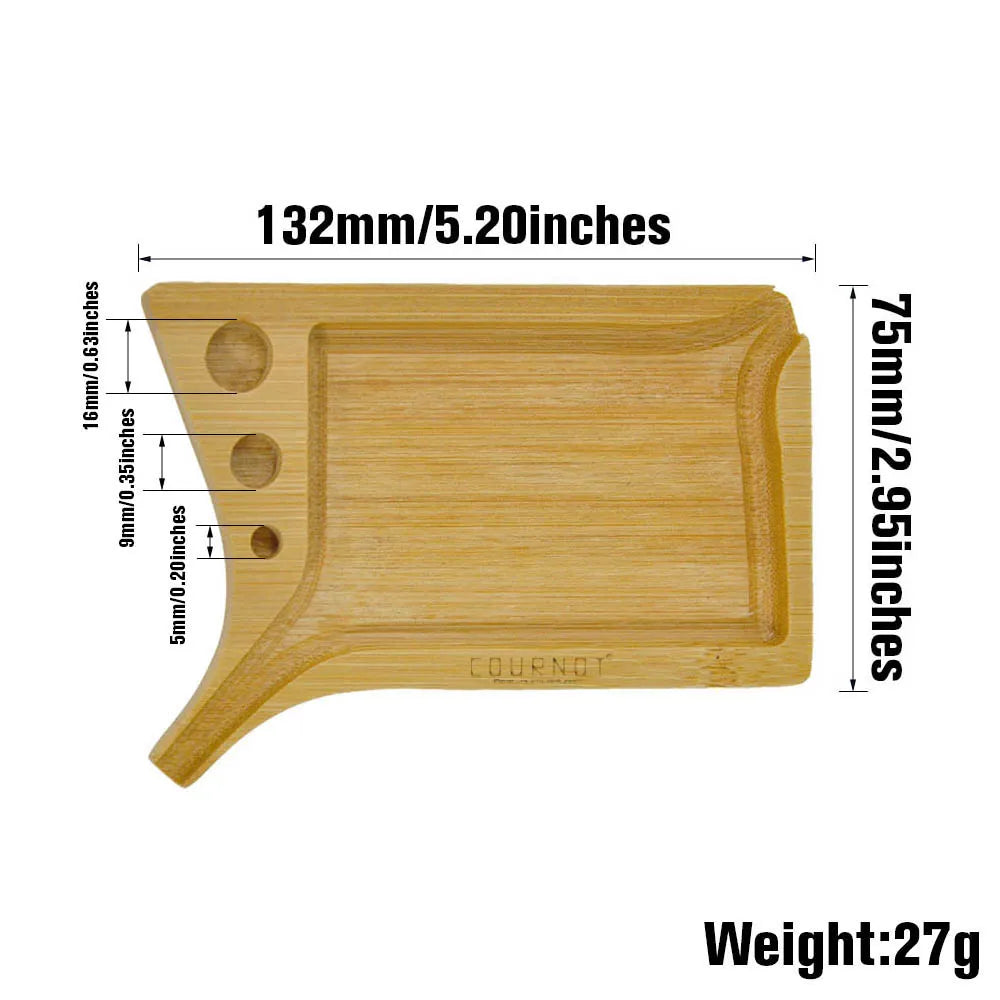 Wood Rolling Tray Multifunctional Tobacco Herb Trays DIY Smoking Accessories Rolling Tool Tinplate Tray Gift for Men Wholesale