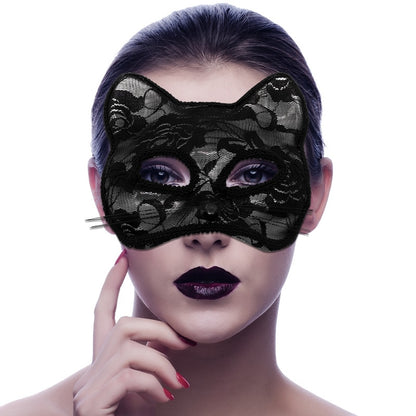 Halloween Cosplay Fox Mask Lace Sexy Eye Mask Animal Mask Half Face Erotic Lace Cat Mask Women Sex Toys For Couple Squid Game - GOLDEN TOUCH APPARELS WOMEN