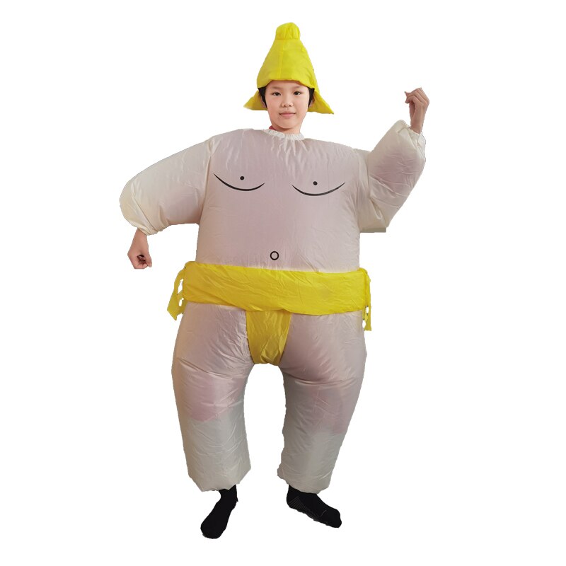 Adult Kids Sumo Fighter Inflatable Cosplay Costumes Wrestling Role Play Dress Up Carnival Party - GOLDEN TOUCH APPARELS WOMEN