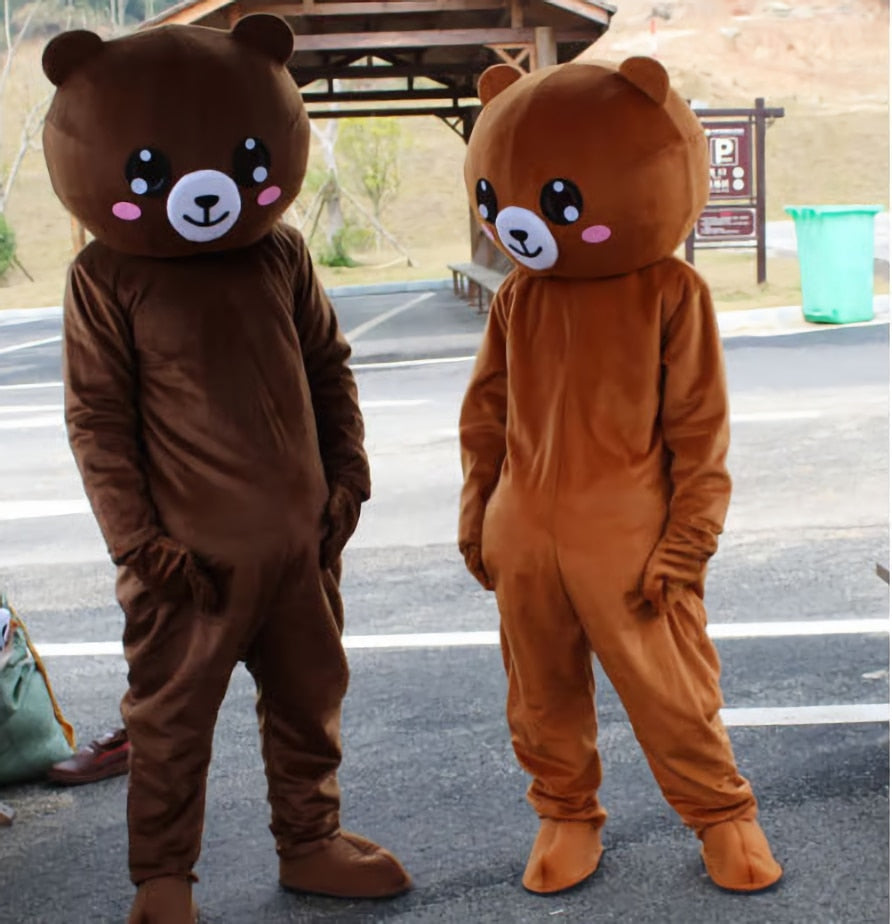 Cosplay  Bear Mascot Costume Cartoon character costume Advertising Costume Party Costume animal carnival - GOLDEN TOUCH APPARELS WOMEN