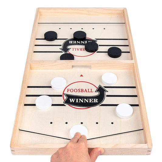 Table Hockey Game Catapult Chess Fast Sling Puck Board Game Toys Foosball Winner Games For ChildrenParent-child Interactive Toy