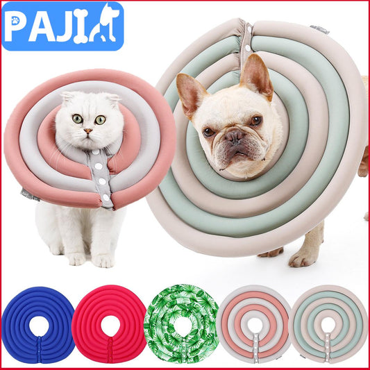 Pet Dog Cat Collar Anti-bite Collar Wound Healing Soft Prevent Biting Elizabeth Circle Foam Pet Protection Collar Puppy - GOLDEN TOUCH APPARELS WOMEN