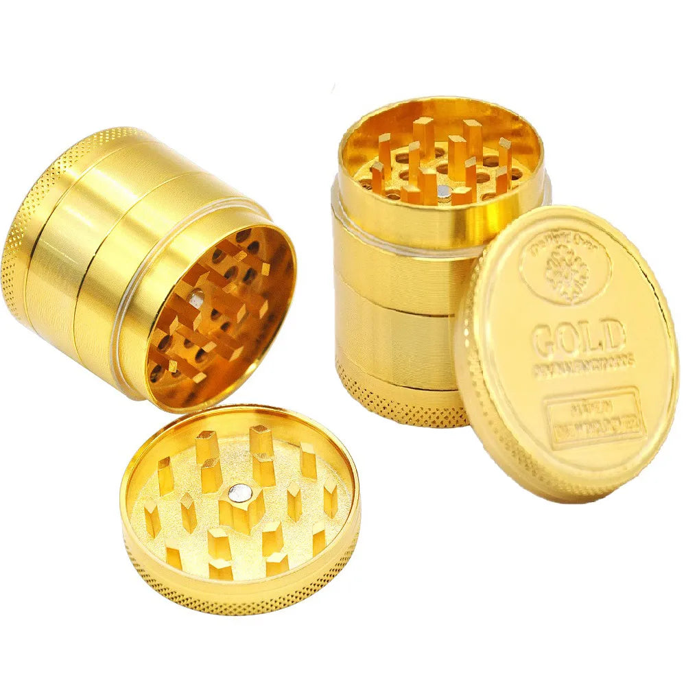 Classic Gold Manual Mini Crusher Smoking Accessories
