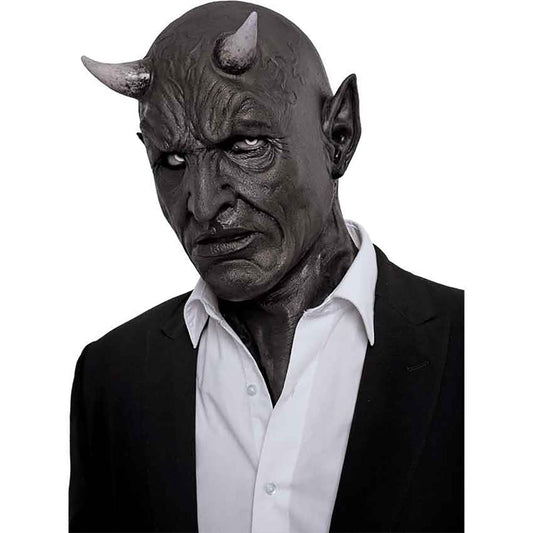 Cosplay Mephistopheles Mask Horror Demon Horn Mask Devil Killer Latex Helmet Masquerade Carnival Halloween Party Costume Props - GOLDEN TOUCH APPARELS WOMEN