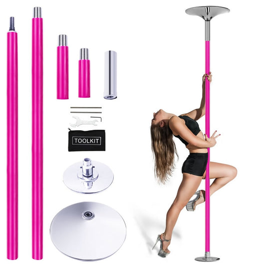GOLDEN TOUCH Portable 45mm Training Pole Fitness Dancing Sport Exercise D-Pole Kit Easy Install