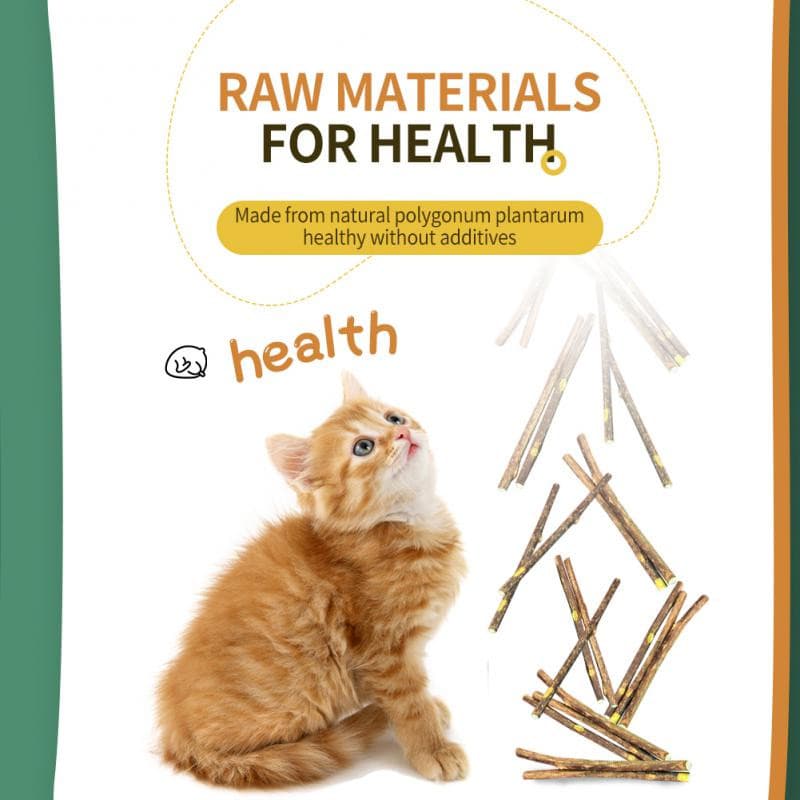 5 Sticks/box Catnip Pet Cat Molar Self-healing Chew Product All Natural Relieve Boredom Toothpaste Cleaning Teeth Snack Supplies - GOLDEN TOUCH APPARELS WOMEN