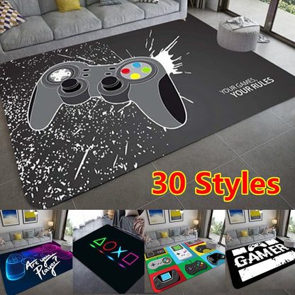 Anime Gamer Controller Carpet Rug 3D Printing Creative Game Door Large Mat Bathmat For Living Room Bedroom Entrance Dropshipping - GOLDEN TOUCH APPARELS WOMEN