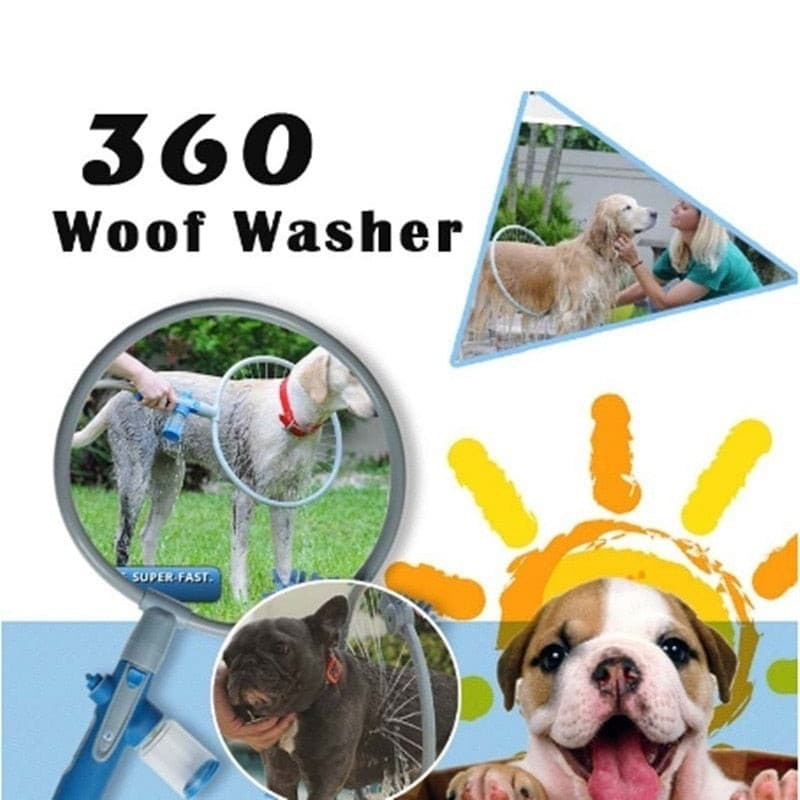 360 Degree Pet Cleaner Dog Washer Bath Shower Washer Dog Accessories.