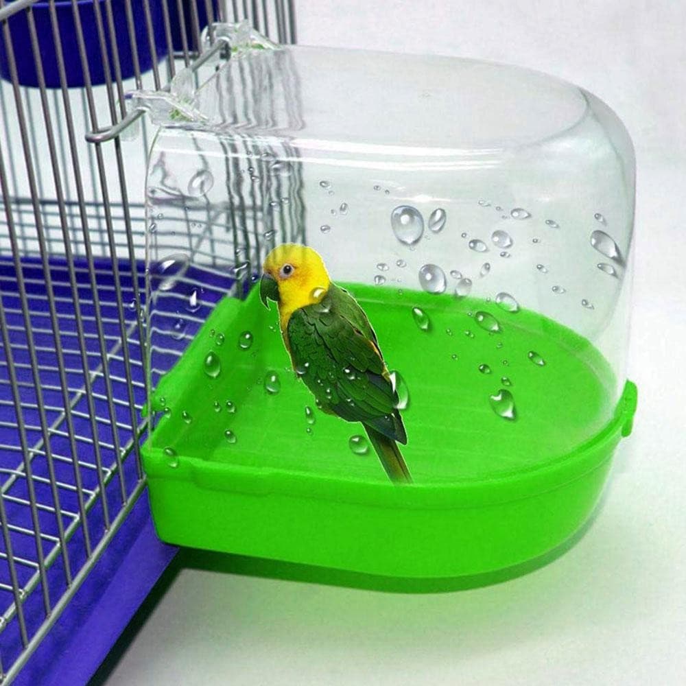 Bird Bath Bathtub Bath Box Bird Cleaning Tool Cage Accessories Parrot Parrots Bathe In External Baths - GOLDEN TOUCH APPARELS WOMEN